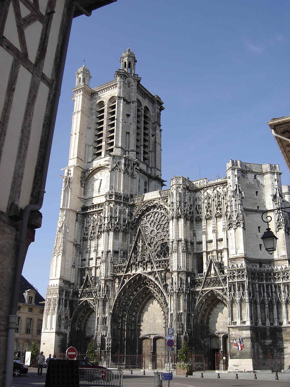 Vue du patrimoine de Troyes